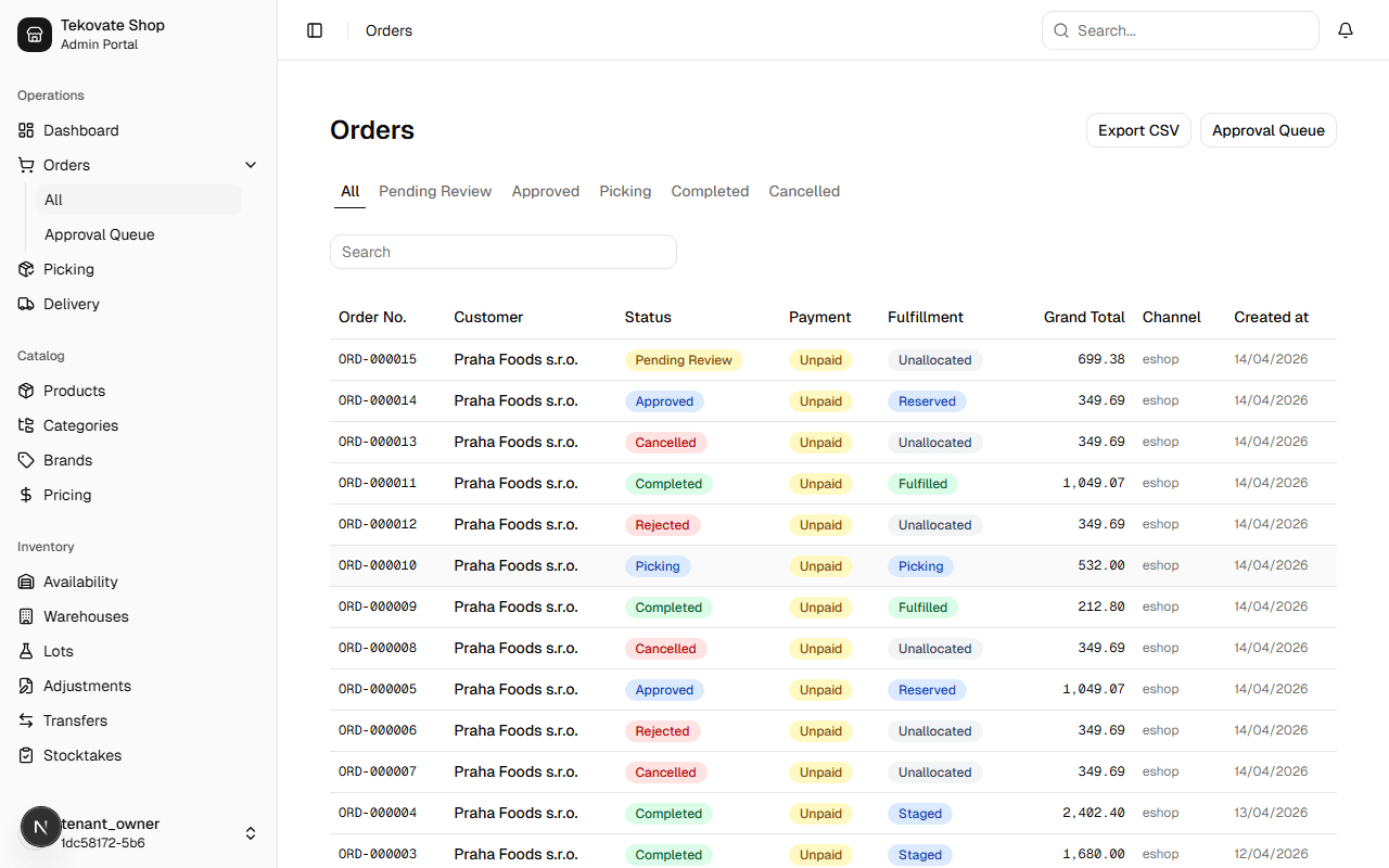 Order Management